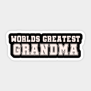 Worlds Greatest Grandma Sticker